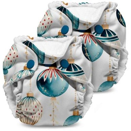 Kanga Care Lil Joey Newborn All in One AIO Cloth Diaper (2pk) Glaskugeln Orange 4-12 lbs