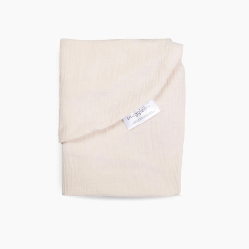 Snuggle Me Organic Infant Lounger Muslin Cover - Natural
