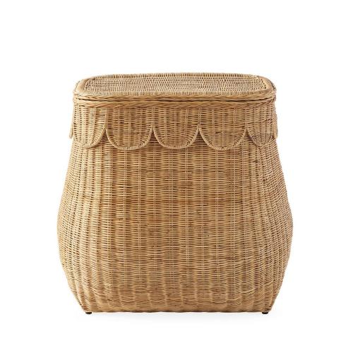 Scallop Rattan Double Hamper | Serena and Lily