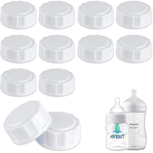 (6-PCs) Travel Bottle Caps Compatible with Avent Bottles, Bottle Lids Replacement