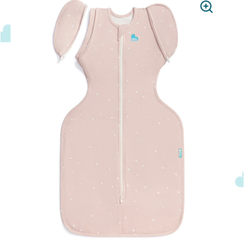 Swaddle Up™ Transition Bag 1.0 TOG Cotton Powder Pink Twinkle – Love to Dream US