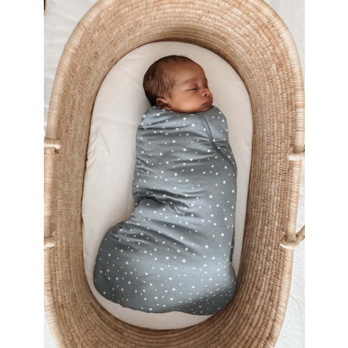 Dream Dusty Blue 2.5 TOG Bamboo Viscose Swaddle Wrap | günamüna