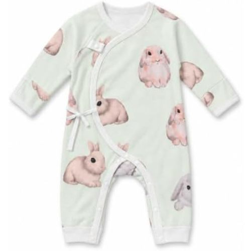 Organic Cotton 0-6M Unisex Newborn Baby Sleepers Pajamas
