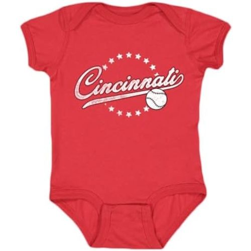 Retro Vintage Style Kid's Bodysuit for Baseball Fans