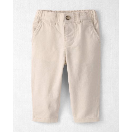 Baby Boy Linen Pants Made with Organic Cotton - Little Planet | Carter's