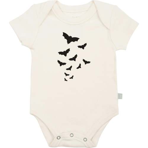 Organic Cotton Graphic Bodysuit | Bats
