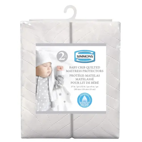 Simmons 2-pack Waterproof Mattress Protector | Costco