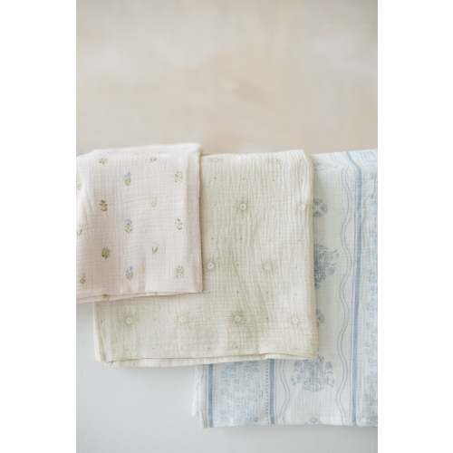 Muslin Baby Girl Swaddles Set of 3