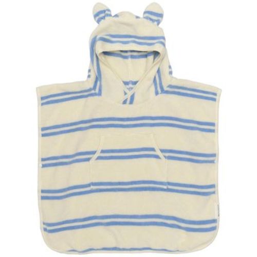 Sunnylife: Kids Character Hooded Towel - Sammy The Seagull Blue Stripe