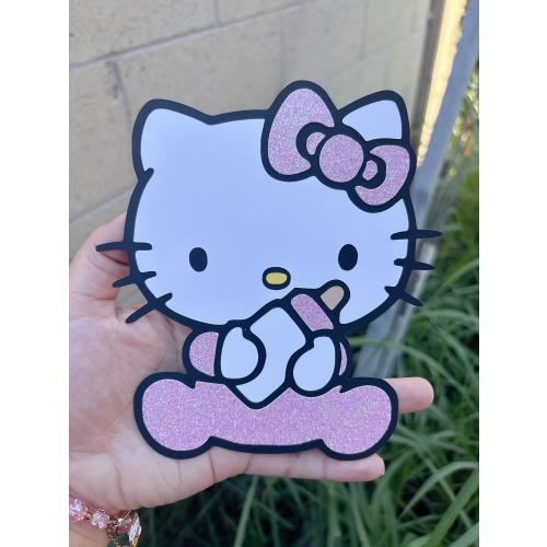 Kawaii Kitty Babyshower Centerpiece/Cake/Ramo Topper