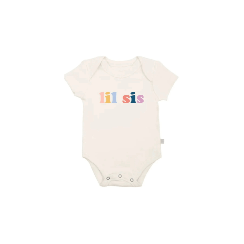 Organic Baby Graphic Bodysuit | Lil Sis, Newborn