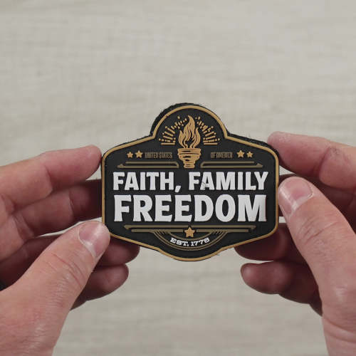 Faith, Family, Freedom Patch V2 by Tactical Baby Gear