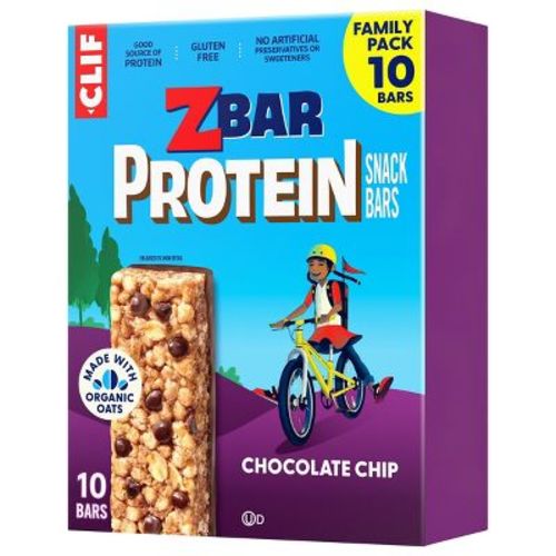 Zbar Protein Gluten Free Chocolate Chip Granola Bars - 5g Protein - 12.7oz/10pk