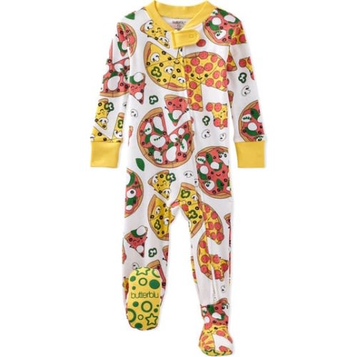 Cruz One-Piece Organic Cotton Footie Pajamas