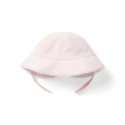 Baby Petal Pink Baby Corduroy Sun Hat by Janie and Jack