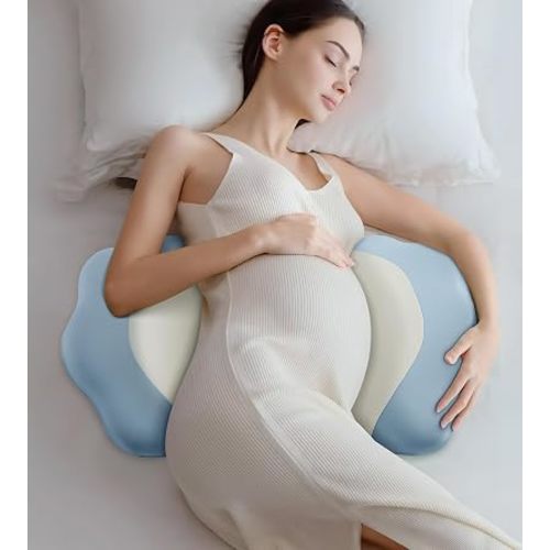 DONAMA Memory Foam Pregnancy Pillow for Sleeping, Cooling Maternity Pillow