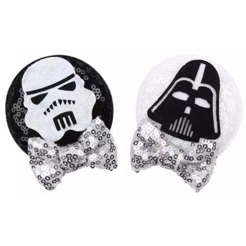 CLGIFT Minnie Ears Baby Hairband, Star Wars Hair Clip Sequin Flexible Headband for Baby/Toddlers, Perfect for Halloween, Christmas, Birthday, 1 Count