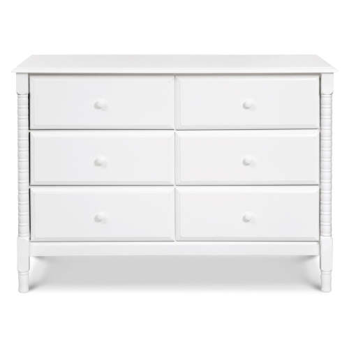 DaVinci Jenny Lind Spindle 6-Drawer Dresser | Modern Nursery™ in color honey