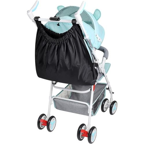 Accmor Stroller Organizer, Universal Stroller Bag for Uppababy, Baby Jogger, Britax Strollers, Adjustable Large Storage Accessories Caddy for Stroller and Crib