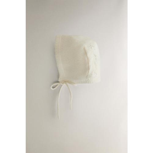 CASHMERE BABY BONNET - Oyster-white | ZARA United States