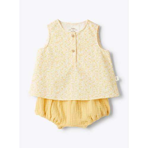 Floral print cotton set