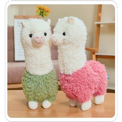 Llama Stuffed Animal Cute Llama Plush Alpaca Toy 9.8 inch for Girls Boys 2 Pieces(Alpaca)