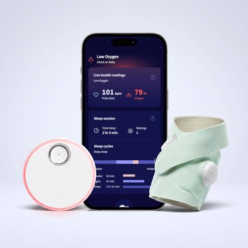 Owlet Dream Sock Smart Baby Monitor, Better Sleep for Baby & You