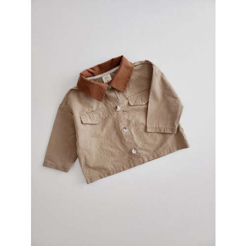 Baby BH Colorblock Collar Button Shirt (6-18m) - 2 Colors