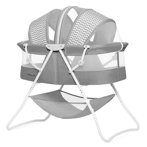 Dream On Me Karley Bassinet, Grey