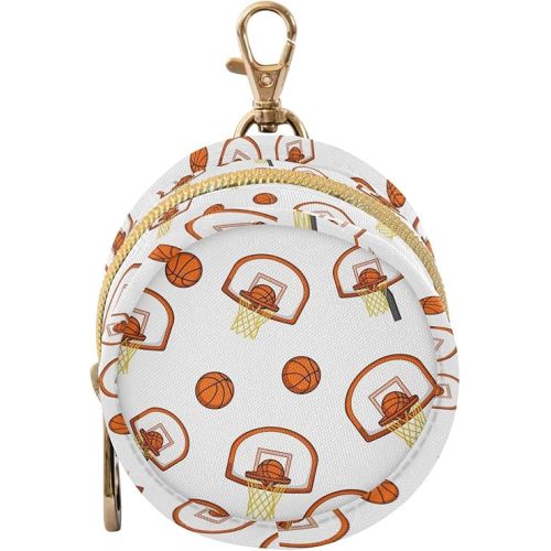 Basketball Print Pacifier Holder Case for Diaper Bag Portable Travel Pacifier Storage Case with Clip Newborn Baby Pouch for Baby Boys Girls Purse Outdoor