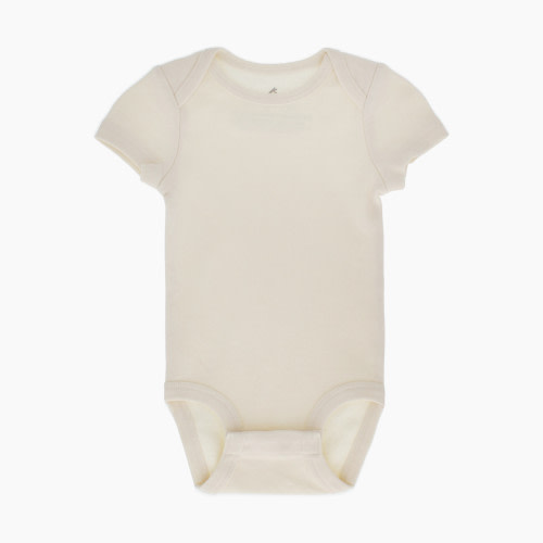 Snugabye Baby Organic Bodysuit - Eggnog, 3-6M