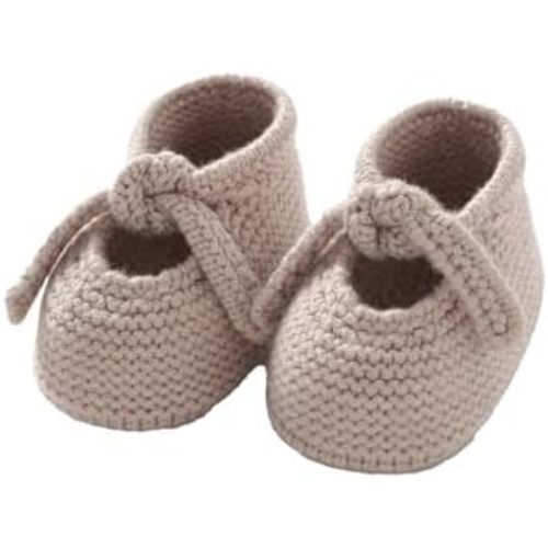 DovFanny Newborn Baby Booties Soft Knit First Walking Shoes Gift for Infant Boy Girl - Breathable Baby Shoes