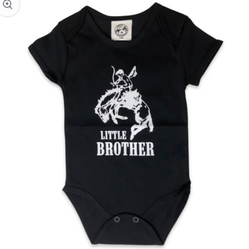 Little Brother Onesie / Black – Cowkid Clothing Company