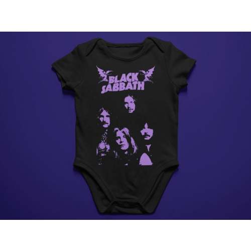 Baby Romper Baby Clothes with Sabbath Purple art Kids's Short Sleeve Onesie 12M Black sold by Slugger Ertha | SKU 136385923 | Printerval