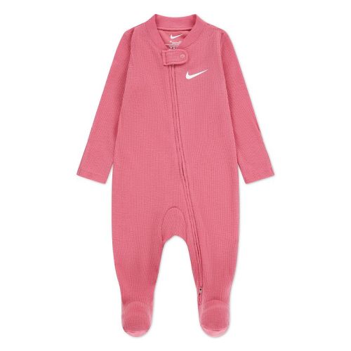 Newborn Baby Nike Waffle Knit Long Sleeve Footed Coverall