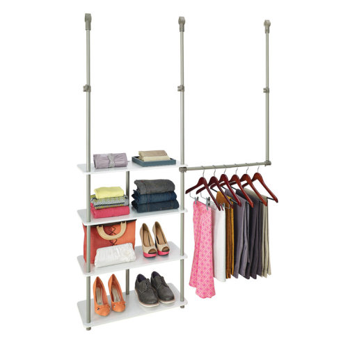 ClosetMaid Closet Maximizer 42" W - 53" W Closet System Starter Kit & Reviews | Wayfair
