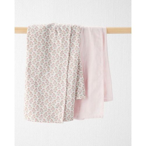 Little Planet by carter's 2pk Swaddle Blanket - Pink