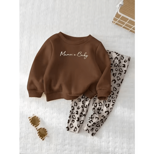 baby girls spring autumn casual round neck long sleeve - Temu Canada
