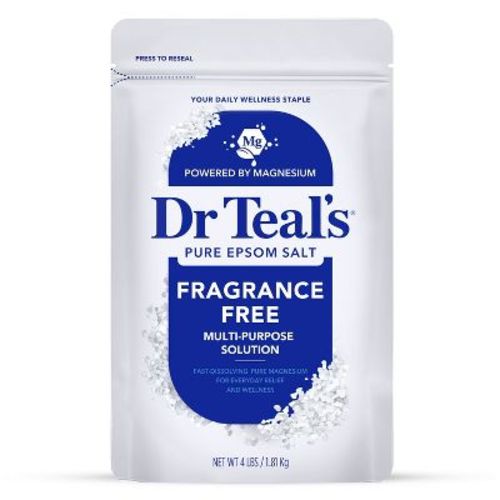 Dr Teal's Epsom Salt Magnesium Soak - Fragrance-Free - 4 lbs