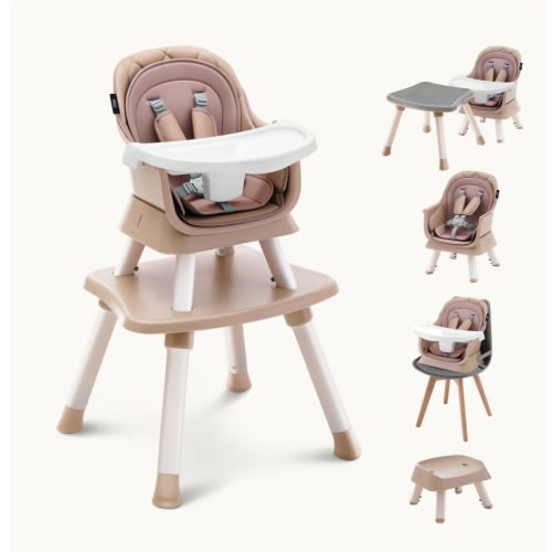HARPPA Moro | 8 in 1 High Chair, Newborn to Toddler Feeding Booster Seat with Recline & Adjustable Heights, Portable, Easy to Clean & Fold – Perfect for Mealtime, Playtime & Growth