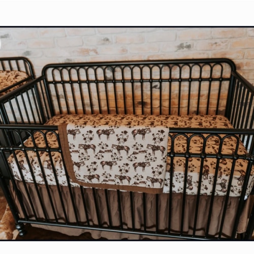 Prairie Rose Bamboo Muslin Crib Sheet – Cowkid Clothing Company