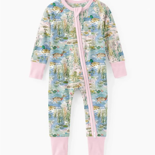 Watercolor Mallard Duck Bamboo Convertible Zippy