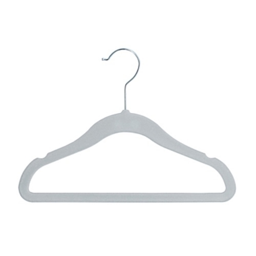 mighty goods™ 30-Pack Flocked Children's Hangers in Cool Grey