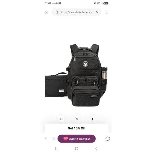 Dude Dad Diaper Bag