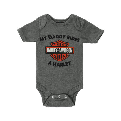 Infant Boys Daddy Rides a Harley Rib Bodysuit 2 Pack | Harley-Davidson USA