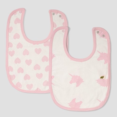 2 Pack Bib Bundle - Unicorn Dreams