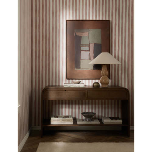 Painterly Stripe Wallpaper by Sarah Sherman Samuel