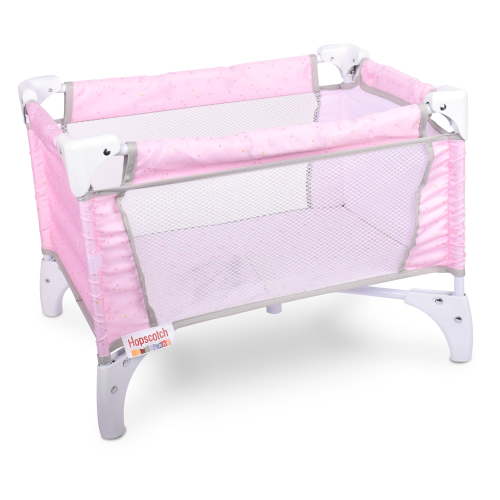 Hopscotch Lane My Baby Doll’s Plastic Travel Crib, Baby Doll Accessory, Children Ages 2+