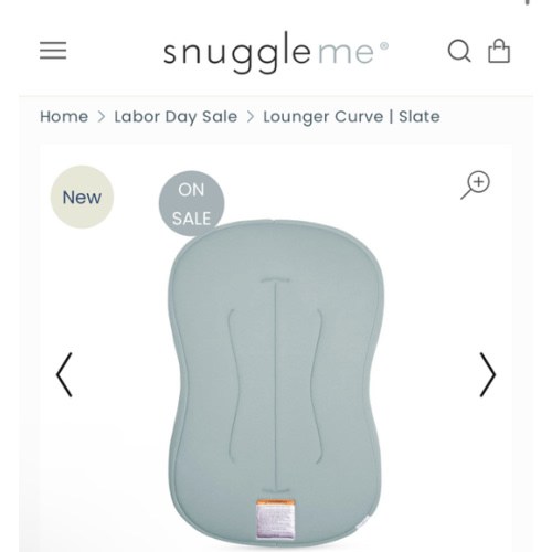 Lounger Curve + Muslin Cover Set | Slate