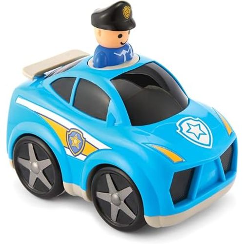 Kidoozie - Press 'N Zoom Police Car - Push and Go Vehicle Toy for Toddlers